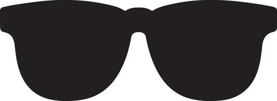 Simple sunglass silhouette art illustration and icon graphic design vector