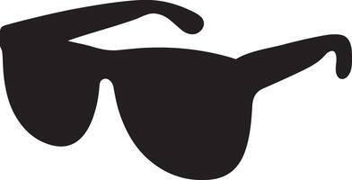 Smart sunglasses silhouette art, icon and graphics illustration using black color design vector