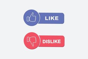 Thumb up and thumb down, Like and dislike icon thumbs up and down icons vector