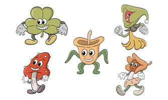 plant character collection vector