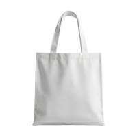 A white tote bag on a black background png