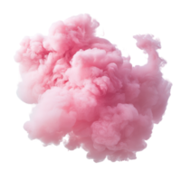 Beautiful Pink Cloud at Sunset for Nature and Background Use on transparent background png