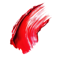 Red Smudge Smear for Artistic Backgrounds and Textures on transparent background png