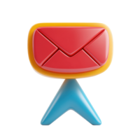 Send Message Through a Messaging App - Modern Communication on transparent background png