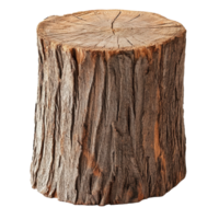 Close-up of a Tree Trunk for Nature and Environmental Themes on transparent background png