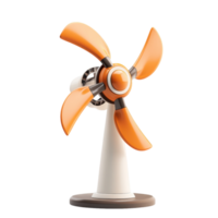 Innovative Wind Turbine Harnessing Renewable Energy on transparent background png