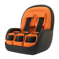 Versatile Car Seat Organizer for Ultimate Convenience on transparent background. png