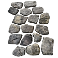 Isolated Cobblestone Texture for Backgrounds and Designs on transparent background. png