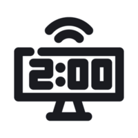 A black and white image of a computer monitor with the word 20 00 on it png