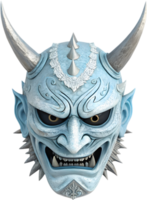Fierce Japanese Hannya Mask Clipart with Deep Meaning. . png