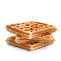 a stack of waffles on a transparency background png