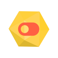 Flat Design Toggle Switch Icon for UI UX png