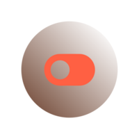 Minimalistic Toggle Switch Icon for Mobile Apps png