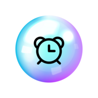 Alarm icon time schedule alarm png