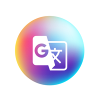 Google translate logo translation language png
