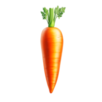 Realistic Isolated Fresh Carrot on Transparent Background for Digital Design, Marketing, and Branding png