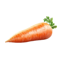 Isolated Fresh Carrot on Transparent Background for Digital Art, Design, and Creative Content Creation png