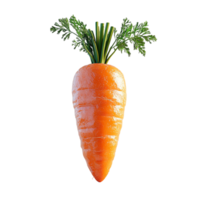 Fresh Isolated Carrot on Transparent Background for Creative Design, Digital Art, and Branding Projects png