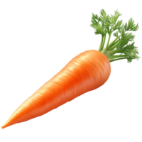 Fresh Isolated Carrot on Transparent Background for Digital Marketing, Design, and Creative Projects png