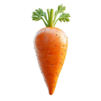 Isolated Fresh Carrot on Transparent Background for Digital Art, Design, and Branding Projects png