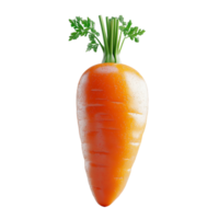 Realistic Isolated Carrot on Transparent Background for Digital Design, Marketing, and Creative Projects png