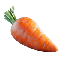 Isolated Carrot on Transparent Background for Digital Design, Illustration, and Branding png