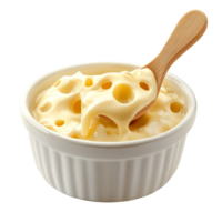 Isolated Cheese Bowl on Transparent Background for Culinary Designs, Food Graphics, and Creative Digital Art Projects png
