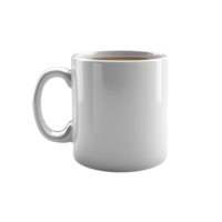 Coffee Mug Isolated on Transparent Background for Cafe Branding, Beverage Illustrations, and Digital Design Projects png