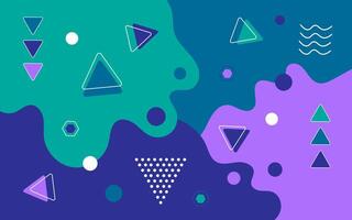 Abstract minimal background in memphis geometry style vector