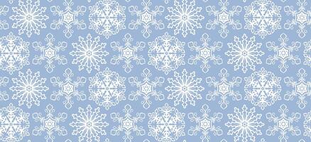 Winter snowflake pattern vector
