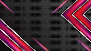 Abstract Red, purple and Grey Metallic Modern Futuristic Background. Editable abstract background for technology, sport, or game themes vector
