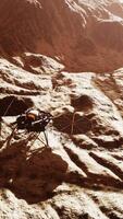 Insight Mars exploring the surface of red planet. Elements furnished by NASA. video