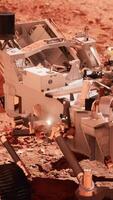 Mars Rover Perseverance exploring the red planet. Elements furnished by NASA. video