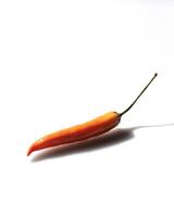 red chili pepper on white background photo