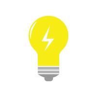 Light bulb lamp vector
