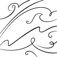Abstract images with irregular line art as a unique and modern design vector