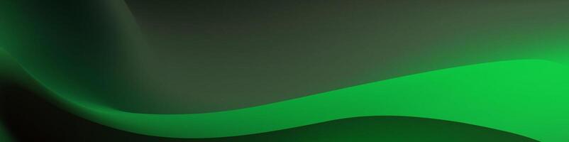 Abstract Green Wave Background Gradient, Smooth, Curves, Design, Texture, vector