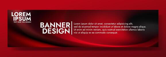 Red Gradient Background Modern Website Template vector