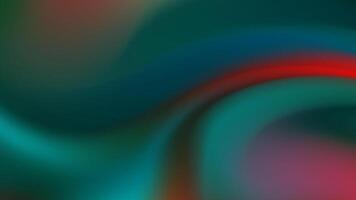 Abstract Swirling Teal, Red, and Green Gradient Background vector
