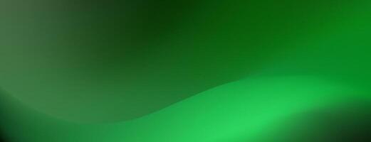 Abstract Green Gradient Background, Smooth Curves, Nature Inspired, vector