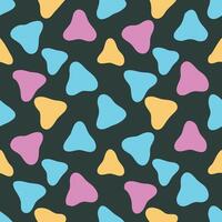Trendy Abstract Triangle Pattern on Dark Background vector