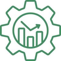 Lean Manufacturing Icon Element For Design vector