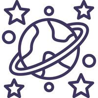 Space Exploration Icon Element For Design vector