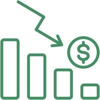 Cost Reduction Icon Element For Design vector