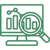 Data Analysis Icon Element For Design vector