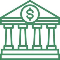 Bank Icon Element For Design vector