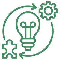 Kaizen Icon Element For Design vector