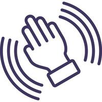 Gesture Control Icon Element For Design vector