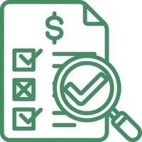 Audit Icon Element For Design vector