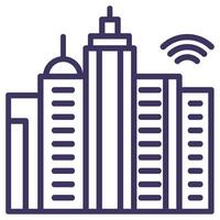 Smart City Icon Element For Design vector